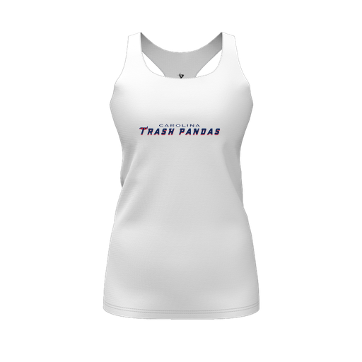 [FT0TRBWH-FYS-LOGO2] Decker Racerback Tank Top (Female Youth S, White, Logo 2)