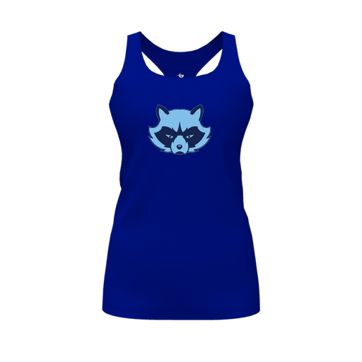 [FT0TRBRY-FYS-LOGO1] Decker Racerback Tank Top (Female Youth S, Royal, Logo 1)
