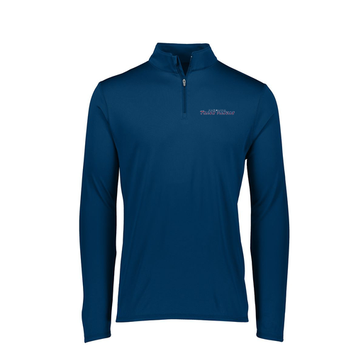 [FTLQFLNV-FAXS-LOGO2] Decker Women's Flex-Lite 1/4 Zip Shirt (Female Adult XS, Navy, Logo 2)