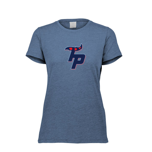 [FTSCUBNV-FAXS-LOGO3] Decker Women's Tri-Blend T-Shirt - Short Sleeve (Female Adult XS, Navy, Logo 3)