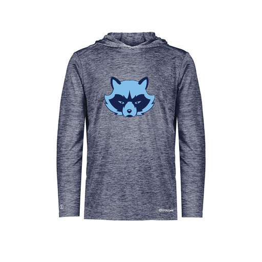 [FOLHCGNV-AS-LOGO1] Decker Men's Charge Hoodie (Adult S, Navy, Logo 1)