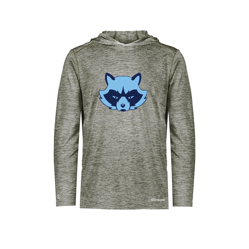 [FOLHCGGY-AS-LOGO1] Decker Men's Charge Hoodie (Adult S, Gray, Logo 1)