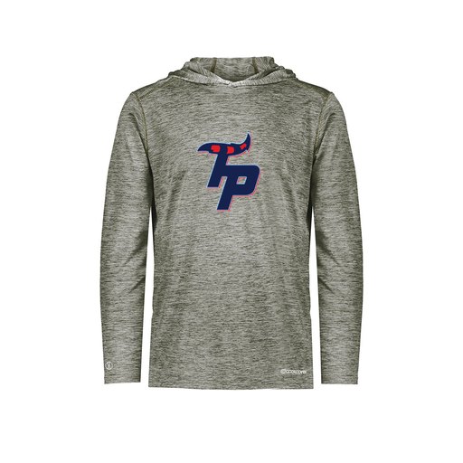 [FOLHCGGY-AS-LOGO3] Decker Men's Charge Hoodie (Adult S, Gray, Logo 3)