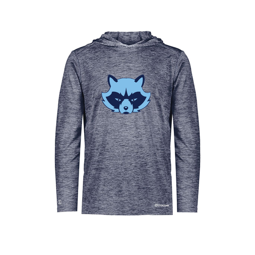 [FOLHCGNV-YS-LOGO1] Decker Youth Charge Hoodie (Youth S, Navy, Logo 1)