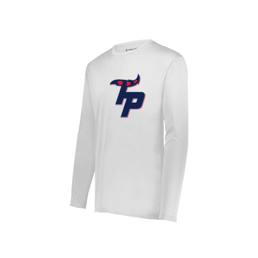 [222822.005.XS-LOGO3] Men's LS Smooth Sport Shirt (Adult XS, White, Logo 3)