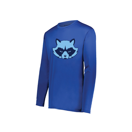 [222822.060.XS-LOGO1] Men's LS Smooth Sport Shirt (Adult XS, Royal, Logo 1)