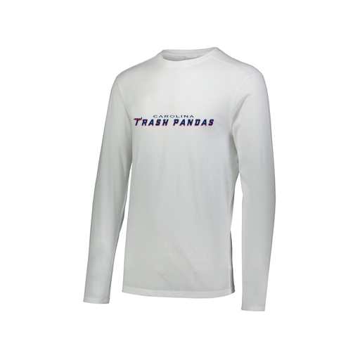 [FTLCUBWH-AXS-LOGO2] Decker Men's Tri-Blend T-Shirt - Long Sleeve (Adult XS, White, Logo 2)