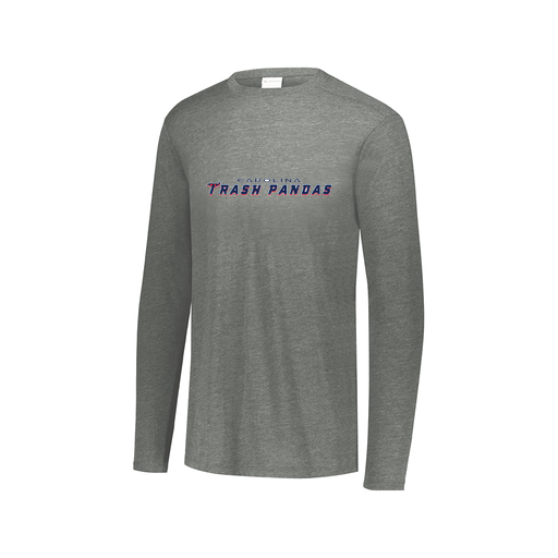 [FTLCUBGY-AXS-LOGO2] Decker Men's Tri-Blend T-Shirt - Long Sleeve (Adult XS, Gray, Logo 2)