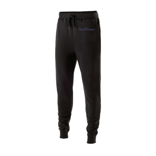 [229548.080.XS-LOGO2] Men's 60/40 Fleece Jogger (Adult XS, Black, Logo 2)