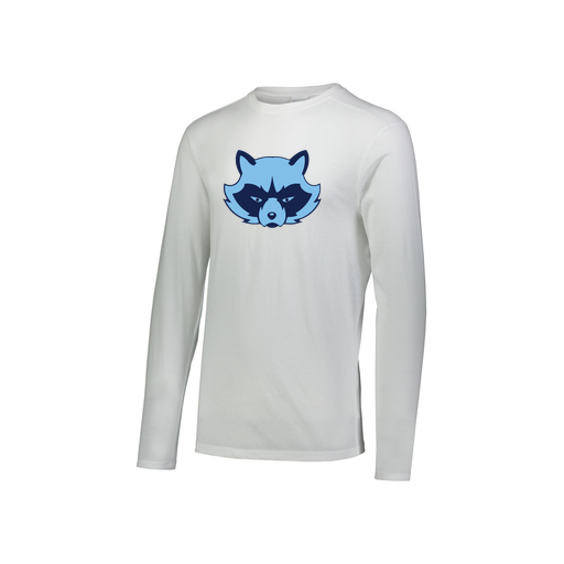 [FTLCUBWH-YS-LOGO1] Decker Youth Tri-Blend T-Shirt - Long Sleeve (Youth S, White, Logo 1)