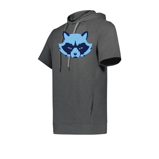 [222605-GRY-YS-LOGO1] YOUTH VENTURA SOFT KNIT SHORT SLEEVE HOODIE (Youth S, Gray, Logo 1)