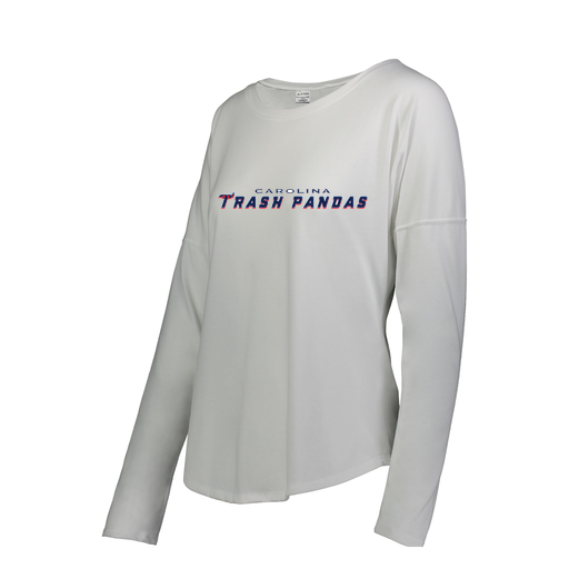 [FTLCUBWH-FAS-LOGO2] Decker Women's Tri-Blend T-Shirt - Long Sleeve (Female Adult S, White, Logo 2)