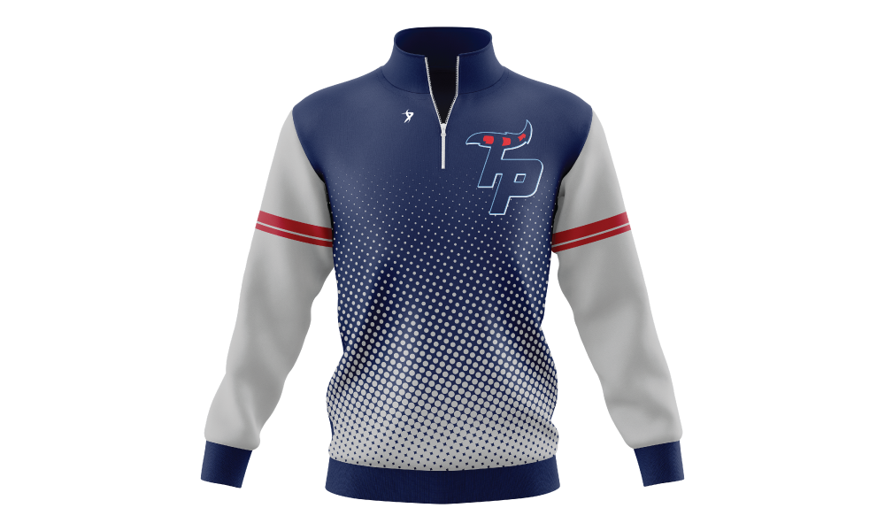 Trash Pandas NC - Coach 1/4 Zip (Dot Matrix)